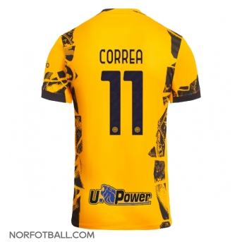 Billige Fotballdrakt Inter Milan Joaquin Correa #11 Replika Tredjedrakt 2024-25 Kortermet